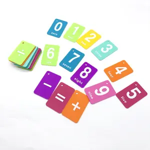 硅胶字母和123数字闪存卡婴儿儿童和幼儿早期学习