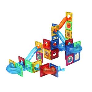 Jeu de blocs de construction magnétiques 3D pour enfants, jouets d'assemblage de bricolage en marbre, carreaux magnétiques pour enfants - Product Image 4