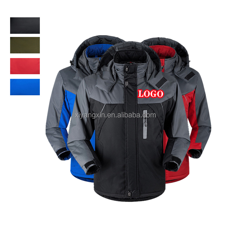 Thick Velvet Windproof Down Coat 