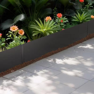 Metal Garden Landscape Lawn Border Garden <b>Edging</b> in Rusted Corten Steel - Product Image 2