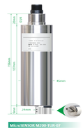 Sensor de Turbidez Digital IP68 90 °   Medidor de Dispersión Óptica 0-4000NTU RS485 4-20mA para Monitoreo en Línea de Lodos Acuáticos