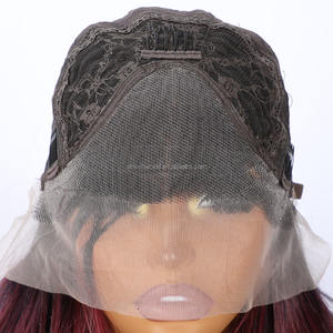 باروكات مخصصة رائجة لعام <span class=keywords><strong>2026</strong></span>، باروكات أوروبية وأمريكية 13*3، باروكات عصرية متموجة ومجعدة مع غرة سوداء مستقيمة SM9204m - Product Image 6