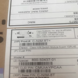 Nouveau module C-NIM-8T= 8 ports Gigabit LAN/WAN pour la série Catalyst 8200/8300, crypté MACsec, modules RJ45 entièrement configurables L2/L3 - Product Image 5