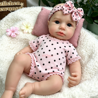 Poupée Reborn en Silicone Faite à la Main Très Détaillée, Bébé Réaliste, Poupée d'Art Populaire à Collectionner pour Cadeau d'Anniversaire et de Fête