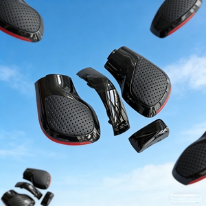 Levier de vitesses de voiture, pommeau de levier de vitesse, manette de vitesse <span class=keywords><strong>DSG</strong></span>, chrome mat, fibre de carbone pour VW <span class=keywords><strong>Golf</strong></span> 6 7 <span class=keywords><strong>R</strong></span> GTI Passat B7 B8 CC R20 Jetta MK6 GLI - Product Image 3