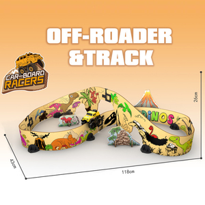 El más nuevo dinosaurio <span class=keywords><strong>pista</strong></span> coche <span class=keywords><strong>de</strong></span> juguete coche <span class=keywords><strong>de</strong></span> carreras eléctrico creativo Doodle <span class=keywords><strong>pista</strong></span> conjunto DIY construcción cartón <span class=keywords><strong>pista</strong></span> monstruo camión para niños - Product Image 6