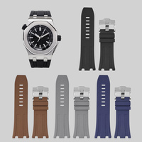 30mm FKM Gummi Uhren armbänder große Uhren armbänder Herren Armbänder für A-P Nadel schnalle Großhandels preis