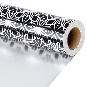 Graduation Season <b>Glossy</b> Black Floral Printed Wrapping <b>Paper</b> Flower & Cake Decorative Packing <b>Paper</b> - Product Image 4
