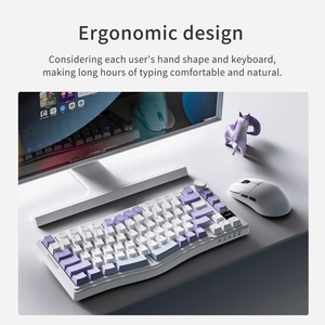 Ajazz AKS075 mechanical <b>keyboard</b>, with display screen, supports hot-swappable three-mode <b>keyboard</b> - Product Image 6