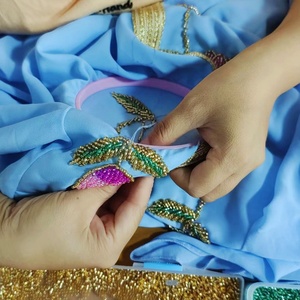 בגדים אסלאמיים שתי חתיכה מכנסיים ערבית חליפת נשים של צוות צוואר בגדי חליפת העבאיה ערב הסעודית עיד טורקיה Kurtas - Product Image 3