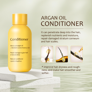 Boîte de Kit de Soins Capillaires d'Argan de Marque Privée Shampooing et Après-Shampooing à l'Huile Capillaire d'Argan Naturel 3 en 1 Nettoyage Hydratant Nourrissant - Product Image 3
