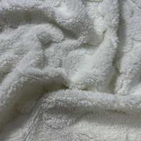 Nouvelle arrivée simple face 230Gsm 100% Polyester motif fleuri tricoté Jacquard Sherpa velours polaire tissu pour vêtements couverture