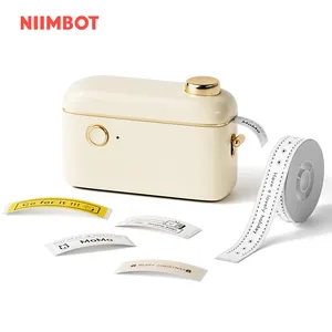 Niimbot เครื่องพิมพ์ฉลากบาร์โค้ดขนาดเล็กแบบมีกาวแบบพกพา H1S เครื่องพิมพ์ฉลากสติกเกอร์สีเครื่องพิมพ์ความร้อนสำหรับสติกเกอร์