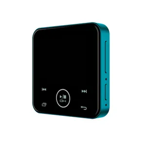 Presente de Natal Hbnkh Toque Botão Portátil Mp4 Player Com Rádio Fm Foto Vídeo Canção Mp4 Music Player