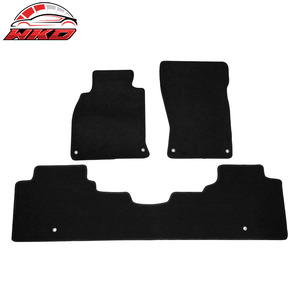 Alfombrillas para Infiniti M37 11-13 Delanteras y Traseras 3 Piezas en Velour Negro - Product Image 1