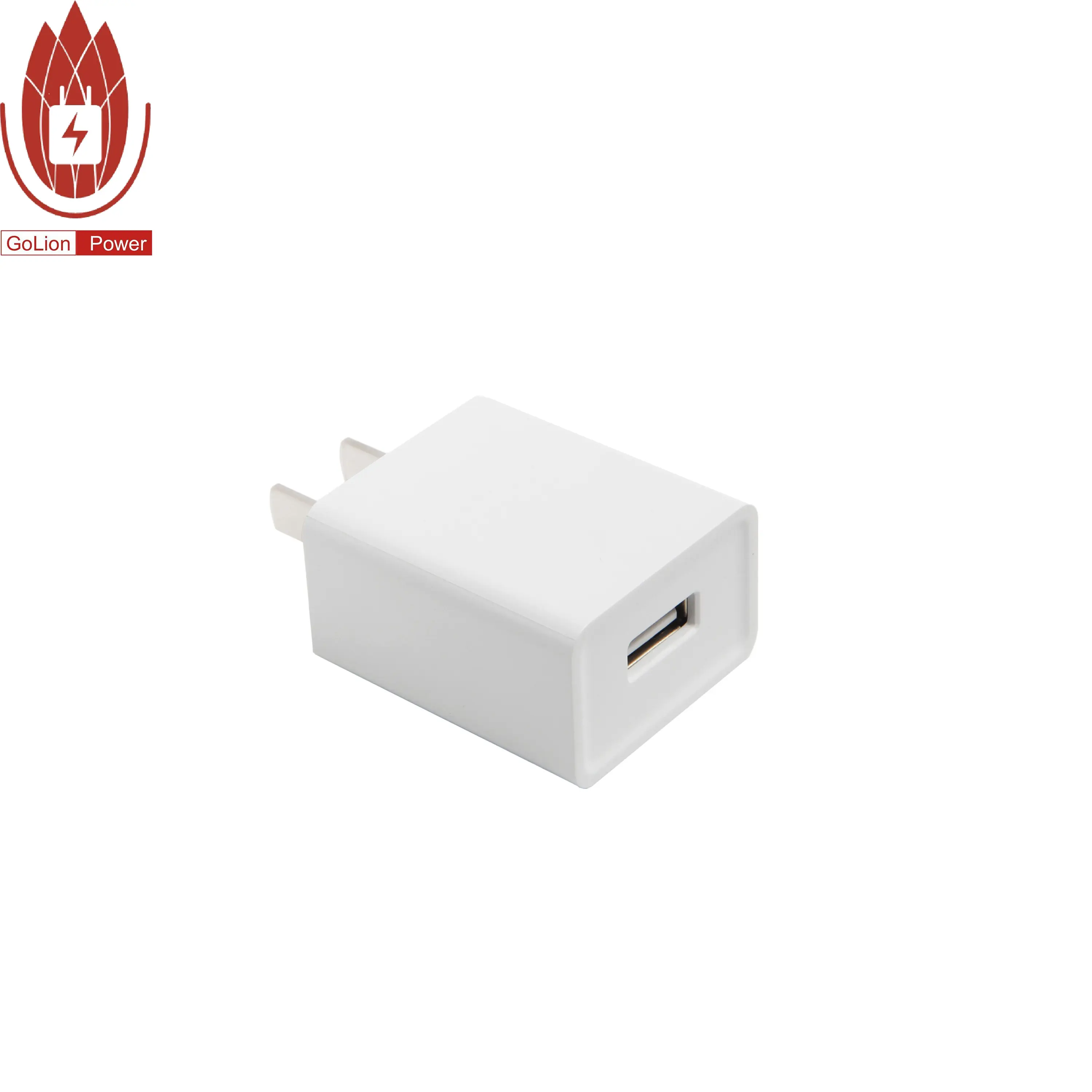 China Fabrikant 1 Poort Muur Usb Draagbare Oplader 5V 1a 5v1a Met Fcc Ul Ce Rohs Certificaat