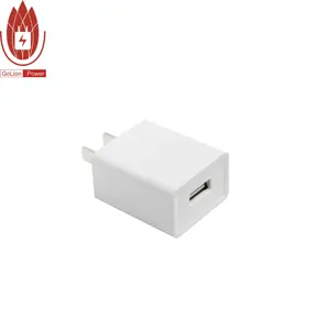 China manufacturer 1 port wall usb portable charger 5V 1A 5V1A with FCC UL CE RoHS certificate