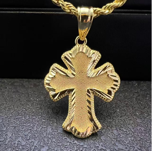 <span class=keywords><strong>Collana</strong></span> <span class=keywords><strong>con</strong></span> Catena a Corda Personalizzata in Acciaio Inossidabile, Design Classico a Cartone Animato, <span class=keywords><strong>con</strong></span> Ciondolo a Cuore o <span class=keywords><strong>Croce</strong></span> - Product Image 1