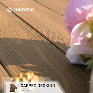 Forestar – nouveau Design de plancher en bois 3d de 135mm x 23mm, Composite en bois pour l'extérieur, pour le jardin et la natation