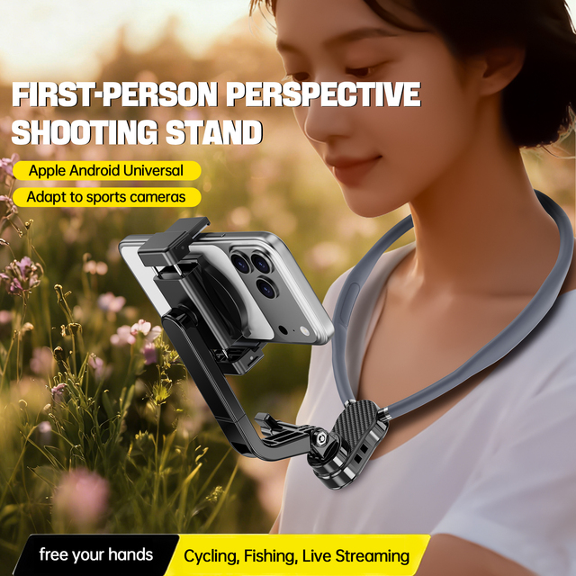 Best-selling Neck Phone Holder Chest View Shooting Recording Fishing Sports Live Streaming Stand Sports Phone Holder