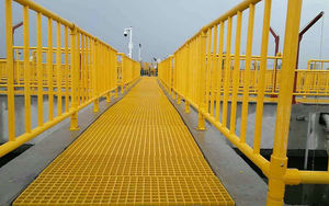 China Factory Price Frp Pultrusion <strong>Handrails</strong> Industrial Fiberglass Stair <strong>Handrail</strong> - Product Image 5