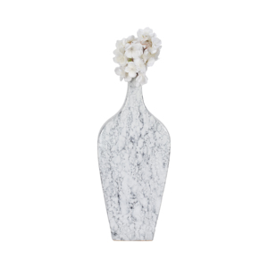 Vaso in Ceramica Scultoreo, Forma Affusolata Moderna, Pezzo Decorativo per Soggiorno - Product Image 2