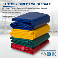 Bâche de camion en tissu enduit PVC résistant de qualité industrielle NCF Custom 650 g/m², bâche de camion de qualité industrielle