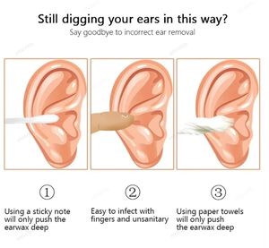 Lot de 6 ustensiles ménagers portables et réutilisables en métal avec spirale à ressort pour le nettoyage des oreilles et la rétirée des céphalées - Product Image 3