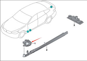 Adecuado para <span class=keywords><strong>BMW</strong></span> <span class=keywords><strong>520</strong></span> 525 528 530 630 640 <span class=keywords><strong>GT</strong></span> 63147370180/63147370179 iluminación de grupo lateral Angel Eye iluminación nocturna G32/G38/G11/G12 - Product Image 2