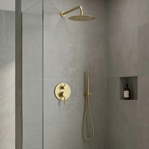 Rubinetto per Vasca da Bagno alla Moda con Singolo Foro, Finitura Nichel Spazzolato, Valvola in Ceramica, <span class=keywords><strong>Antigoccia</strong></span> e Antiperdita - Product Image 1