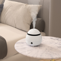 Diffuseur d'huiles essentielles à brume fraîche ultrasonique naturelle de voyage USB