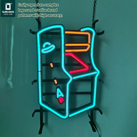 Letrero de Neón Personalizado con Logotipo Comercial para Cafetería, Tienda de Juegos, Decoración de Pared