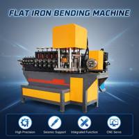 Machine de formage par serrage CNC, machine combinée de pliage et de poinçonnage de barres plates, machine entièrement automatique pour la fabrication de pinces en acier