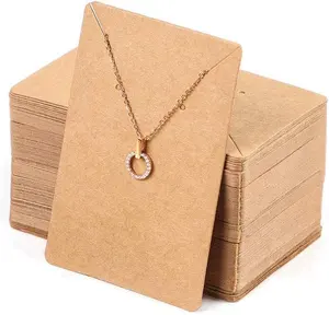 Wholesale Jewelry Display Card Paper Card Bracelet Necklace Packaging Display Necklace Card