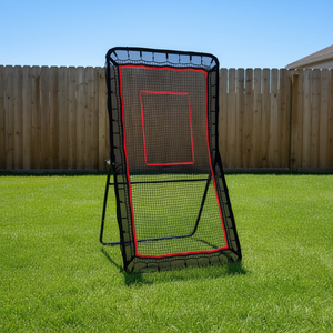 Rete di Rimbalzo per Lacrosse 4x7 Piedi, Attrezzatura per Allenamento in Giardino con Angolo Regolabile, Rete di Ritorno per Baseball e Softball - Product Image 2