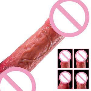 ดิ๊กโด้ซิลิโคนกันน้ำเหมือนจริงสำหรับผู้หญิง แบบมือถือ กระตุ้นการนวด ช่วยในการสำเร็จความใคร่ด้วยตัวเอง ของเล่นทางเพศ รูปทรงริมฝีปาก พร้อมระบบสั่น - Product Image 4