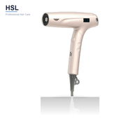 Sèche-cheveux ionique pliable compact haute vitesse avec protection thermique pour camping-car et utilisation en extérieur