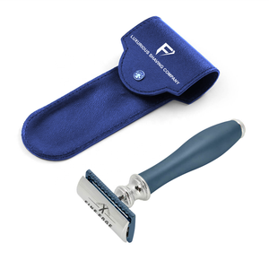 Maquinilla de afeitar de seguridad clásica de nuevo estilo, mango de acero inoxidable con sistema de hoja de doble filo de aleación de zinc para todo tipo de piel - Product Image 4