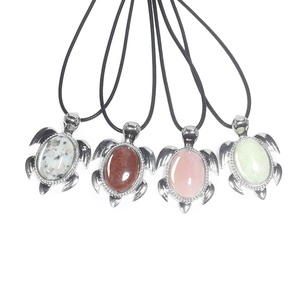 Thạch Anh Tím Tự Nhiên Thạch Anh Hồng Rùa Mặt Dây Chuyền Đá Chữa Bệnh Luân Xa Cân Bằng Năng Lượng Reiki Thiền Tâm Linh Bộ Sưu Tập Quà Tặng - Product Image 3