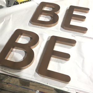 Insegna 3D Personalizzata in Acciaio Inox Lucidato a Specchio con Retroilluminazione LED, Lettere Alfabetiche con Finitura Dorata <span class=keywords><strong>per</strong></span> Pubblicità di Aziende e Centri Commerciali - Product Image 3