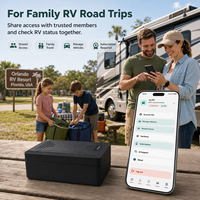 Traceur GPS Trevaron Auto 10000mAh pour camping-car avec abonnement à l'application, localisateur de véhicule magnétique à longue autonomie pour camping-car