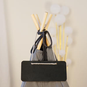 Tente <span class=keywords><strong>tipi</strong></span> pliable pour animaux <span class=keywords><strong>de</strong></span> compagnie d'intérieur, <span class=keywords><strong>lit</strong></span>-cave pour chat avec fenêtres à motifs, <span class=keywords><strong>toile</strong></span> lavable, confortable et respirante pour chats et petits chiens - Product Image 3