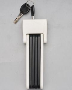 Oem Heavy Duty <span class=keywords><strong>Anti</strong></span> Diefstal Fiets Opvouwbaar Slot Motorfiets Fietsslot Vouwslot Met Sleutels - Product Image 3