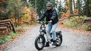 <span class=keywords><strong>Bicicleta</strong></span> Eléctrica para Adultos <span class=keywords><strong>Cyrusher</strong></span> Kommoda Pro, Motor Trasero de 250W, Batería de 52V20Ah, Neumáticos Gruesos de 20 Pulgadas, Todoterreno - Product Image 5