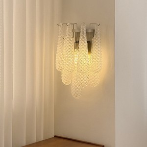 Lámpara de pared Pineapple de cristal LED E14 300x420mm para dormitorio, sala de estar, escalera - Product Image 2
