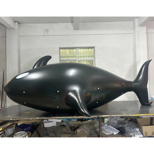 Decoración para Eventos con Temática Marina, Modelo Inflable de Orca, Ballena Asesina, <span class=keywords><strong>Grampus</strong></span>, Modelo Realista de Animal Marino de PVC, Globo - Product Image 3