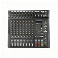 Système de sonorisation professionnel PMX-808D avec amplificateur, lecture USB 8 canaux, amplificateur et station de réglage