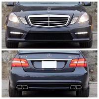 Werksverkauf Front- und Heckstoßstangen-Kit E63 AMG Upgrade für Mercedes W212 E-Klasse 2009–2013 Karosserie-Kit Fahrzeugaußenteile