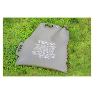 Spare Reusable industrial TPU material Fuel Bag Container Army Green Durable Fireproof Fuel Top Tube Bag