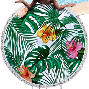 Telo Mare Rotondo in Microfibra con Nappe, Stampa Boho Mandal, Anti-Sabbia, Asciugatura Rapida, Grande Coperta da Spiaggia Rotonda, Stampa Digitale Personalizzata - Product Image 6